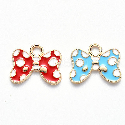 Alloy Enamel Pendants ENAM-N054-007C-1