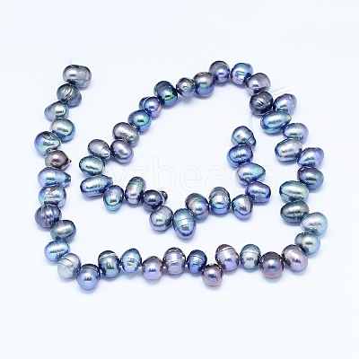 Natural Cultured Freshwater Pearl Beads Strands PEAR-G004-03B-01A-X-1