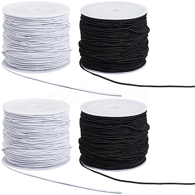 4Rolls 2 Colors Elastic Cords EC-PA0001-02B-1