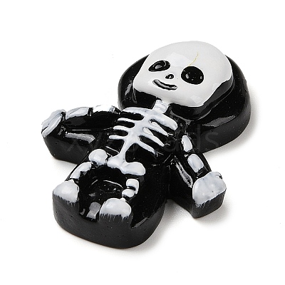 Skeleton Halloween Opaque Resin Decoden Cabochons RESI-R446-01E-1