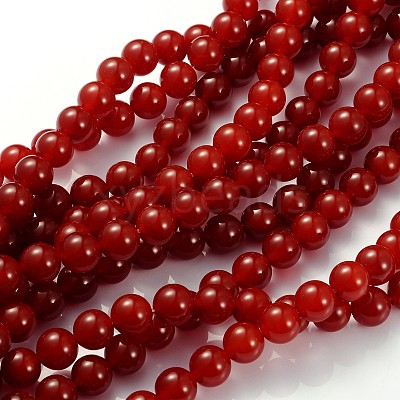 Natural Carnelian Beads Strands X-GSR10MM060-1-1