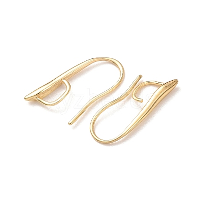 Brass Earring Hooks KK-H502-11G-01-1