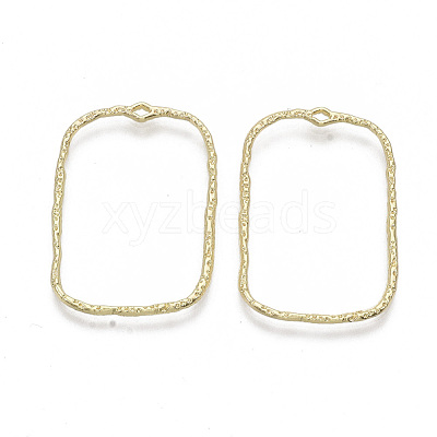 Alloy Open Back Bezel Pendants PALLOY-S121-81B-1