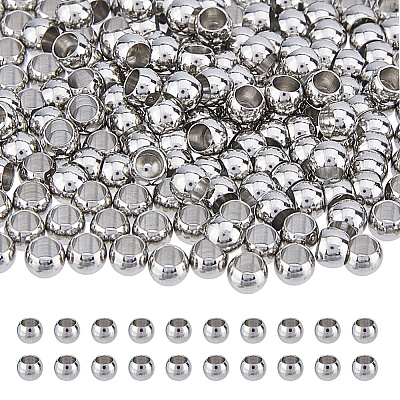 Stainless Steel Beads STAS-DC0017-49B-1
