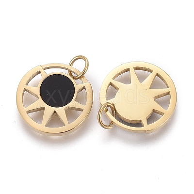 316 Surgical Stainless Steel Charms STAS-F256-045G-1
