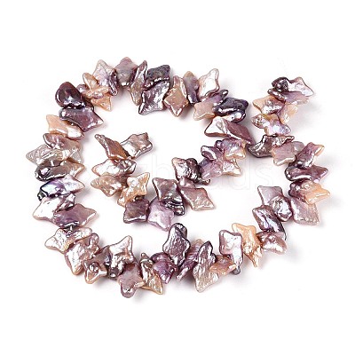 Natural Baroque Keshi Pearl Beads PEAR-S022-02C-1