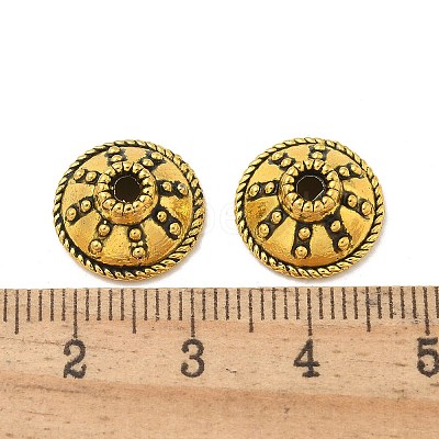 Tibetan Style Bead Caps TIBE-P003-59AG-1