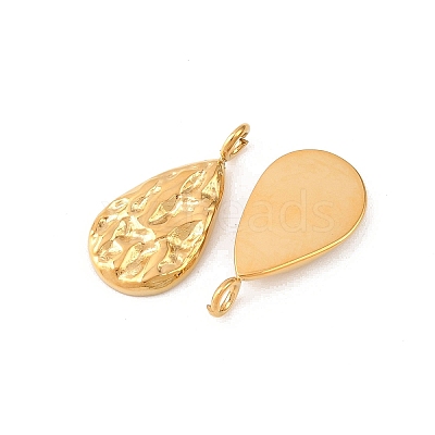 304 Stainless Steel Pendants STAS-D390-45G-1