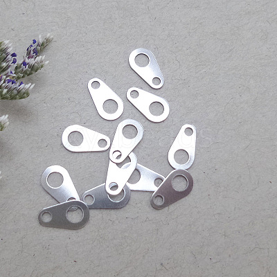 Non-Tarnish 316 Surgical Stainless Steel Chain Tabs STAS-L236-04C-1