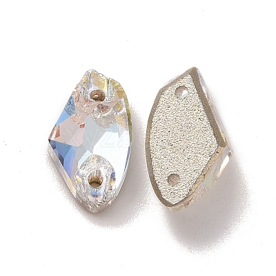 Axe Shape Sew on Rhinestone RGLA-C001-01A-001LA-1