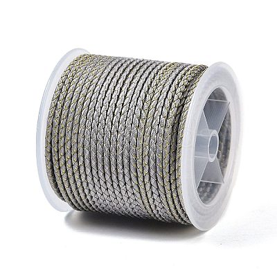 11M Polyester Braided Cord with Cotton Core & Metallic Thread OCOR-Z006-01-31-1