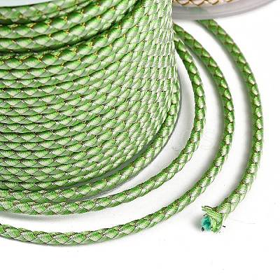 11M Polyester Braided Cord with Cotton Core & Metallic Thread OCOR-Z006-01-15-1