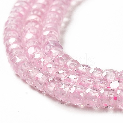 Cubic Zirconia Bead Strands ZIRC-G001-01E-1