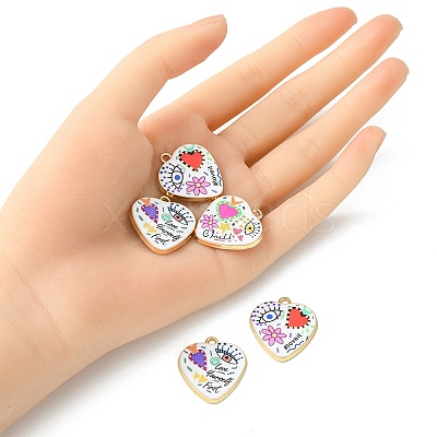 Printed Alloy Pendants ENAM-YW0003-29-1