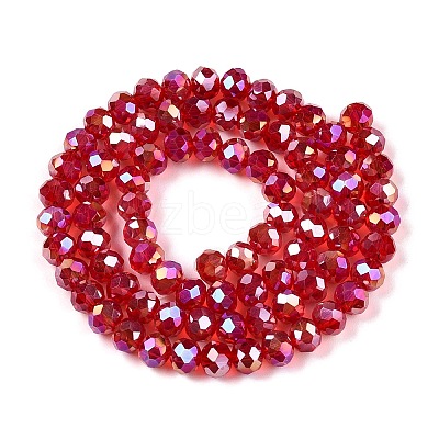 Electroplate Glass Beads Strands LS-EGLA-A044-T6mm-B01-1