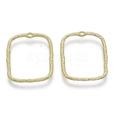 Alloy Open Back Bezel Pendants PALLOY-S121-81C-1