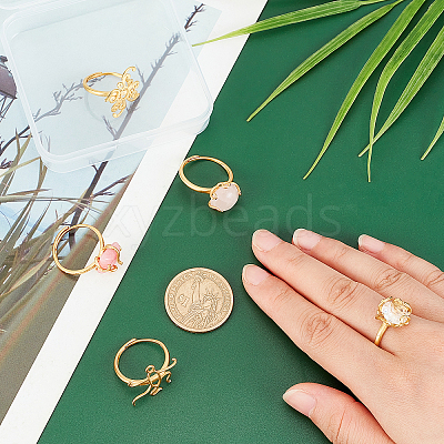 Open Adjustable Rings Base KK-PH0004-67-1