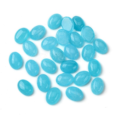 Natural White Jade Cabochons G-A094-01B-29-1