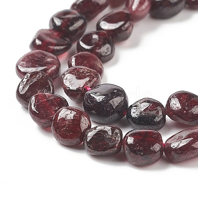 Natural Garnet Beads Strands G-L478-52-1