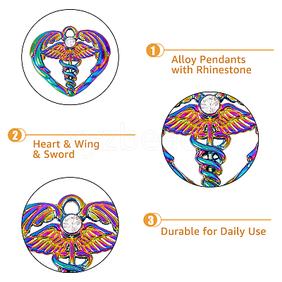 30Pcs Alloy Pendants FIND-DC0003-14-1
