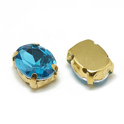 Sew on Rhinestone RGLA-T091-10x14mm-12G-1