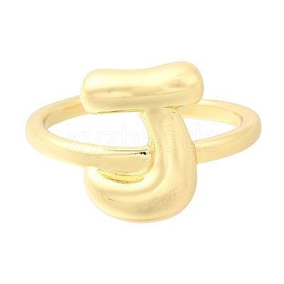 Rack Plating Brass Open Cuff Rings RJEW-S394-01G-J-1