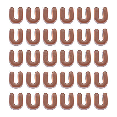 Opaque Acrylic European Beads OACR-TAC0019-006U-1