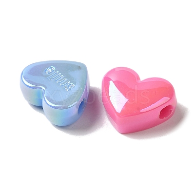 UV Plating Acrylic Beads X-OACR-H123-08-1
