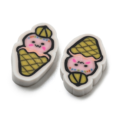 Handmade Polymer Clay Cabochons CLAY-P003-13B-1