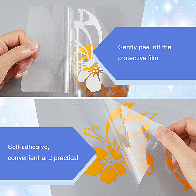 PET Self Adhesive Car Stickers DIY-WH20013-09B-1