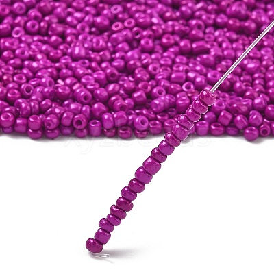 Baking Paint Glass Seed Beads SEED-S002-K21-1