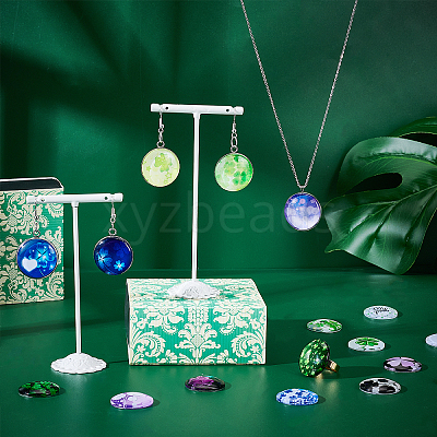 Glass Cabochons GGLA-PH0001-24-1