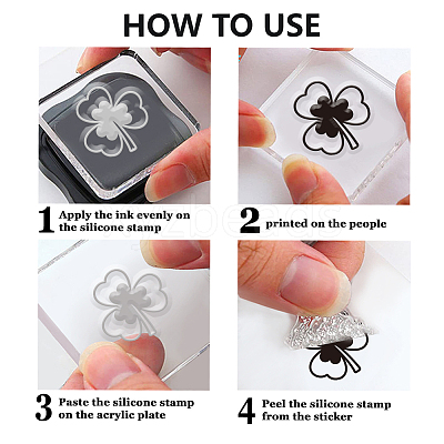PVC Plastic Clear Stamps DIY-WH0618-0262-1