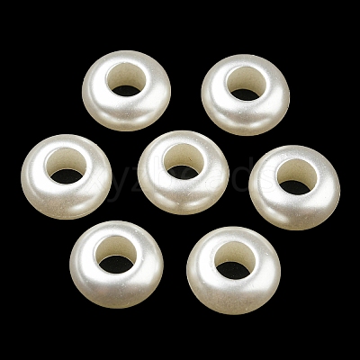 ABS Imitation Pearl Beads X-OACR-K001-32-1