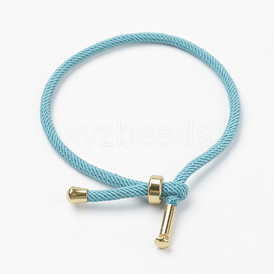 Cotton Twisted Cord Bracelet Making MAK-L012-01-1