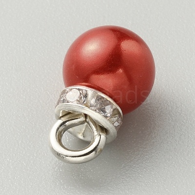 ABS Plastic Imitation Pearl Charms KY-TAC0011-03P-04-1