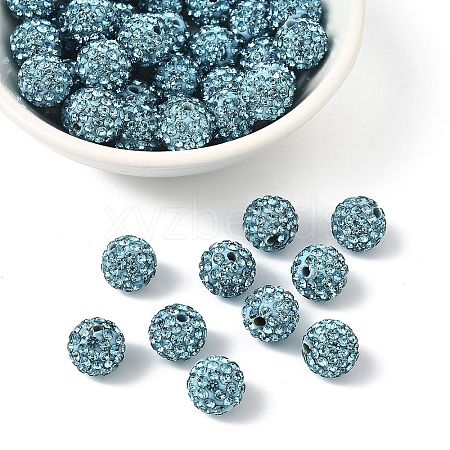Pave Disco Ball Beads RB-Q195-10mm-202-1