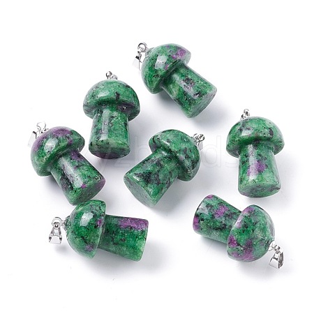 Natural Ruby in Zoisite Pendants G-M380-B06-P-1