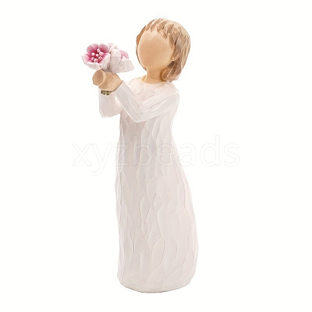 Resin Girl Display Decorations PW-WG40539-05-1