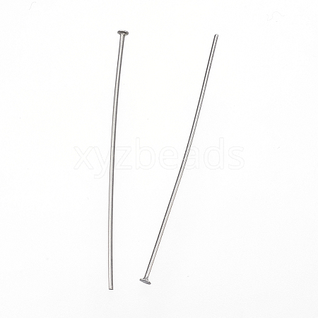 DanLingJewelry 304 Stainless Steel Flat Head Pins STAS-DL0001-01-1