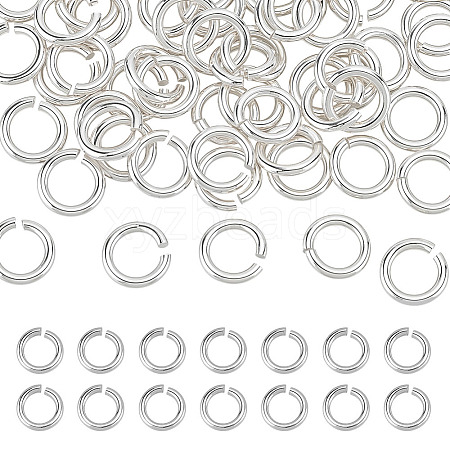 60Pcs 925 Sterling Silver Open Jump Rings STER-ME0001-13-1