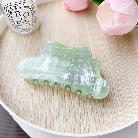 Cloud Shape PVC Claw Hair Clips PW-WG317C9-05-1