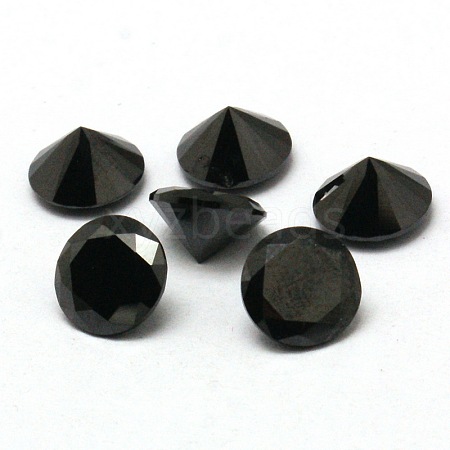 Diamond Shape Grade A Cubic Zirconia Cabochons ZIRC-M002-7mm-008-1