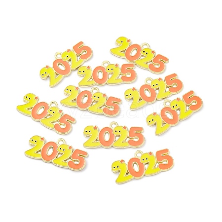 Alloy Enamel Pendants ENAM-P256-01A-G01-1