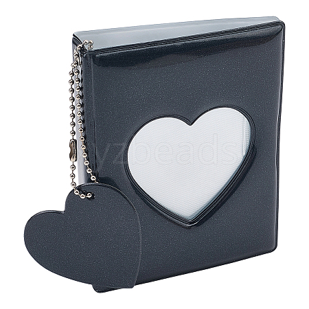 1Pc 3 Inch Mini PU Leather Cover Photo Albums AJEW-CN0005-86-1