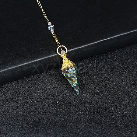 Resin Cone Dowsing Pendulums PW-WGC05D6-10-1