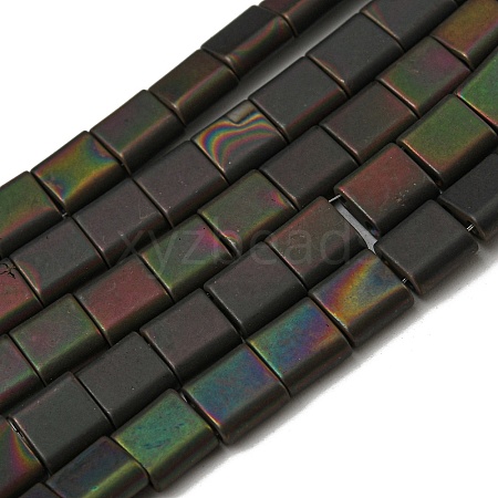 Electroplated Non-magnetic Synthetic Hematite Beads Strands G-C106-A01-06-1