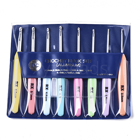 Aluminum Diverse Size Crochet Hooks Set TOOL-S015-010-1