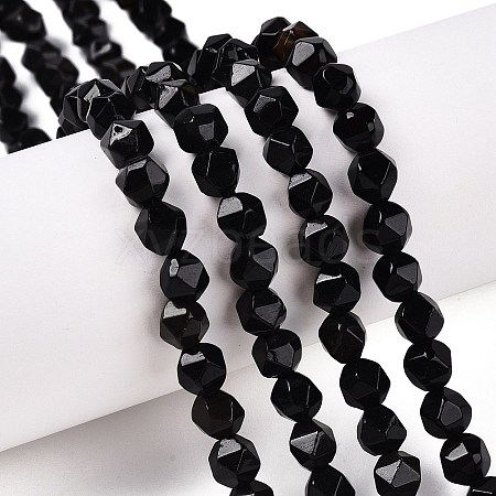 Natural Obsidian Beads Strands G-T138-215-1