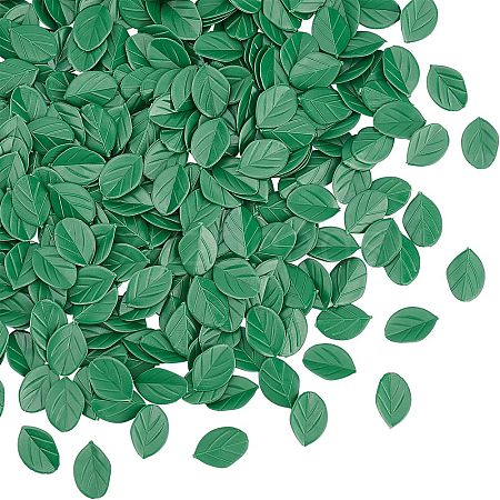 Olycraft 300pcs PVC Imitation Leaf DJEW-OC0001-17-1